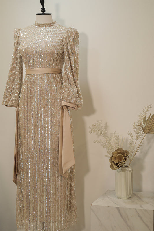 Saray Dress - Gold