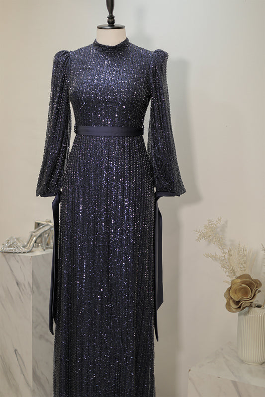 Saray Dress - Dunkelblau