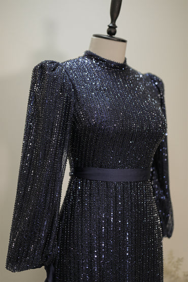 Saray Dress - Dunkelblau