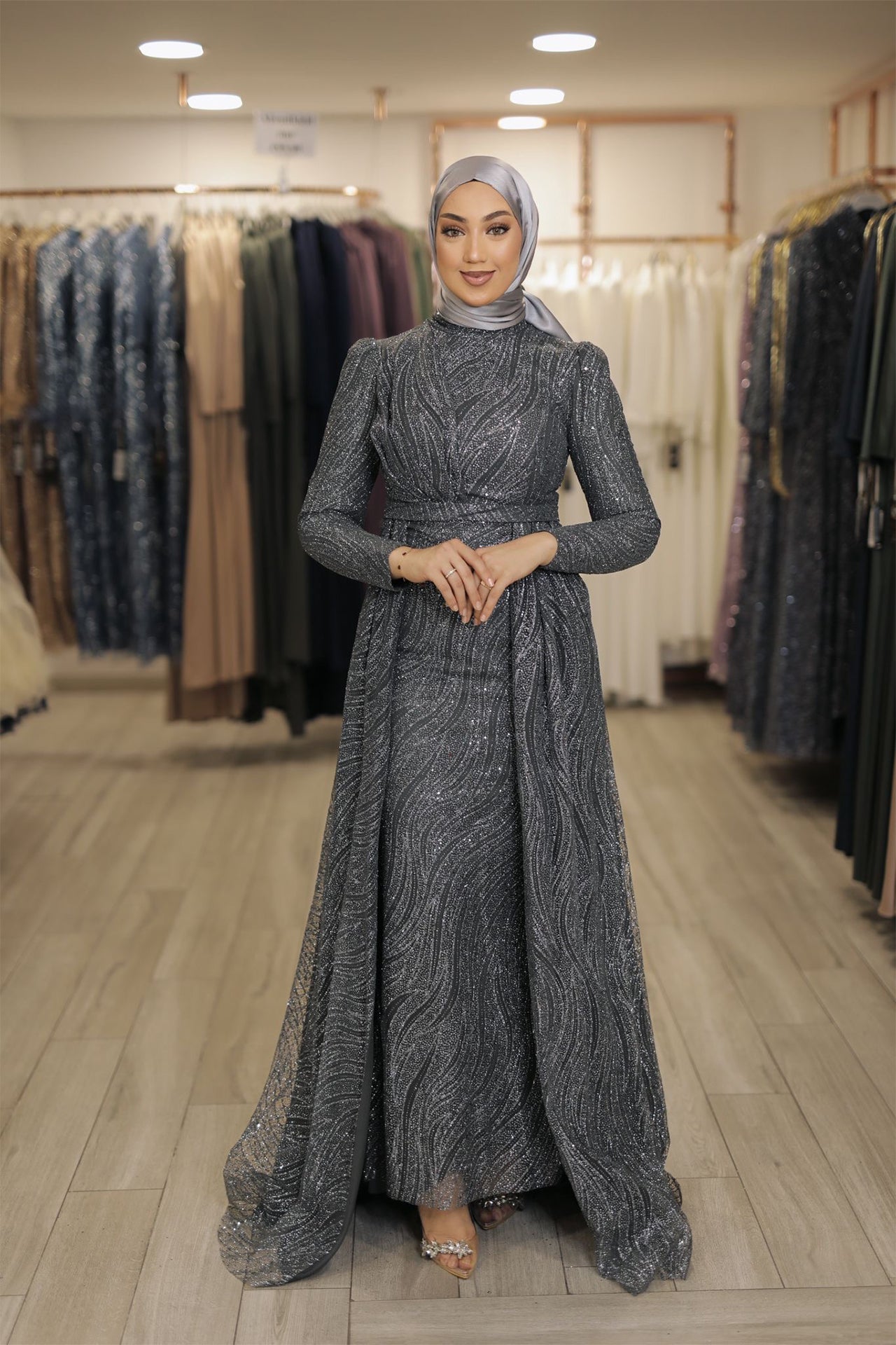 Lunar Dress - Grau