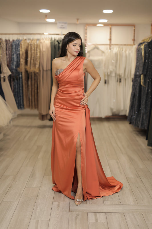 Aveline Dress - Orange