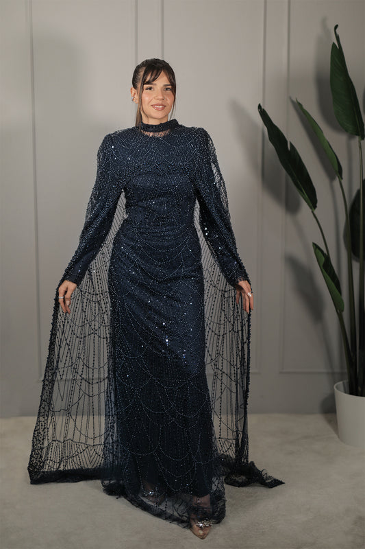 Amelie Dress - Dunkelblau