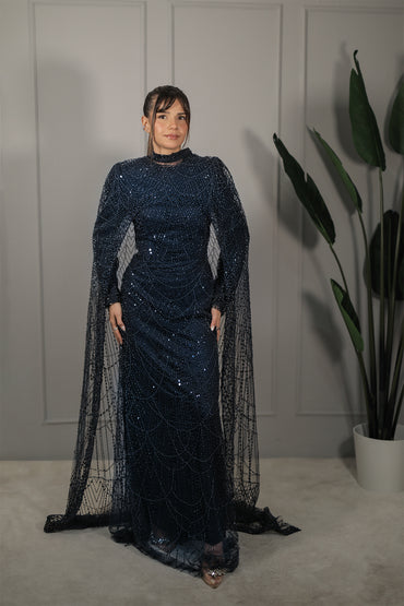 Amelie Dress - Dunkelblau