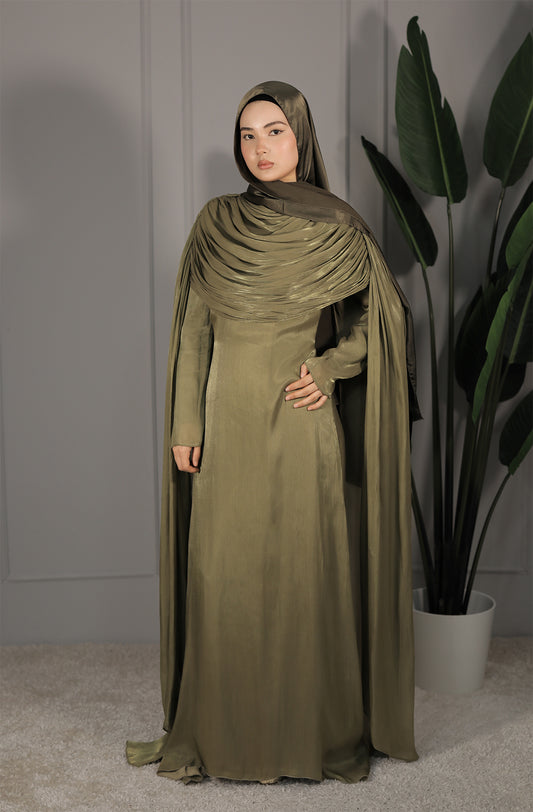 Asma Dress - Olivgrün