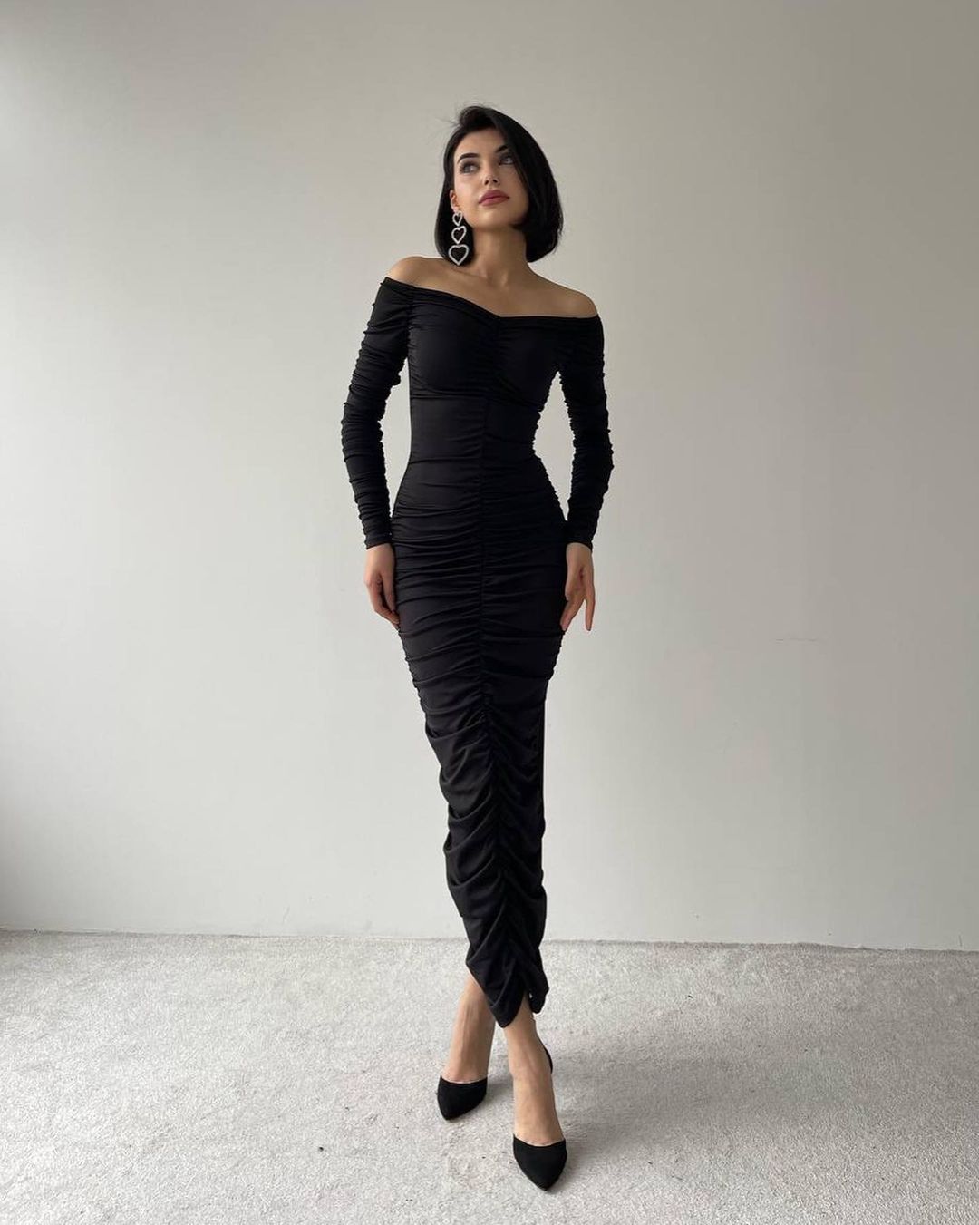 Ebru Kleid Schwarz