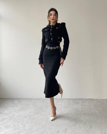 2-teiliger Rock-Jacken