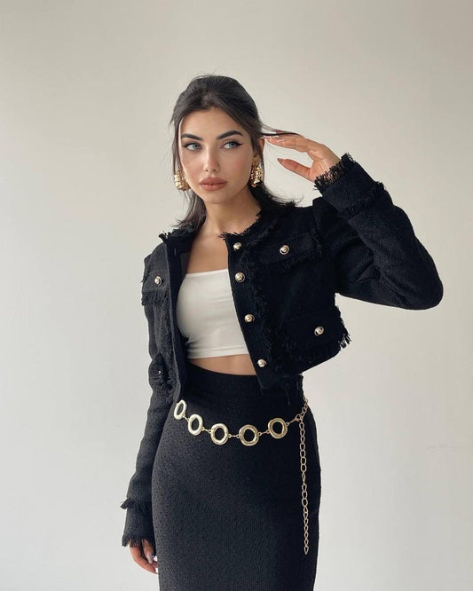 2-teiliger Rock-Jacken