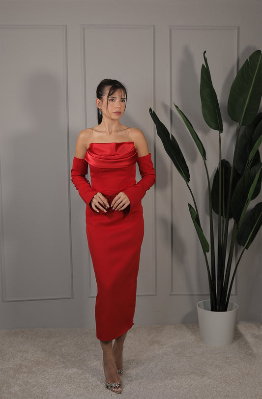 Elisabeth Dress - Rot