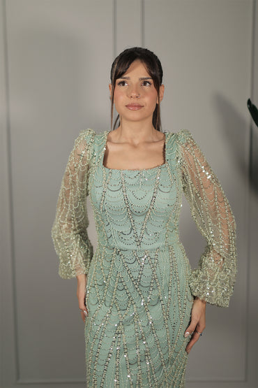 Eliza Dress - Mintgrün