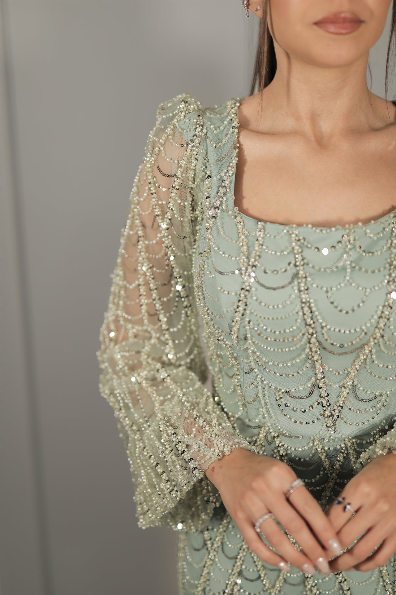 Eliza Dress - Mintgrün