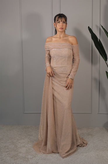 Hannah Dress - Champagner