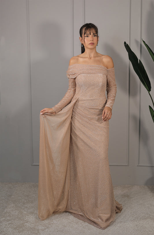 Hannah Dress - Champagner