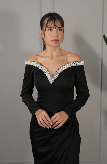 Melis Dress - Schwarz