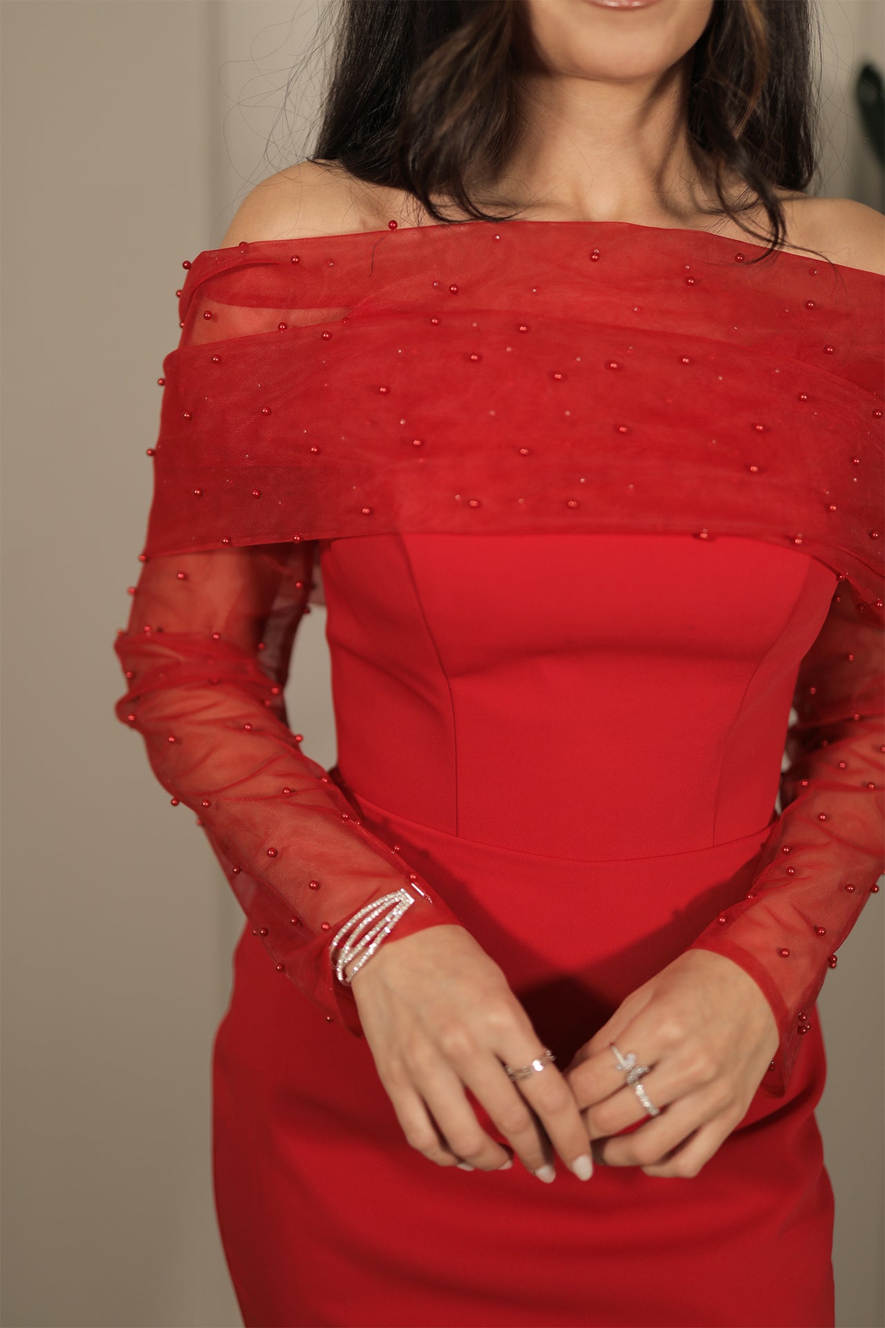Nevin Dress - Rot