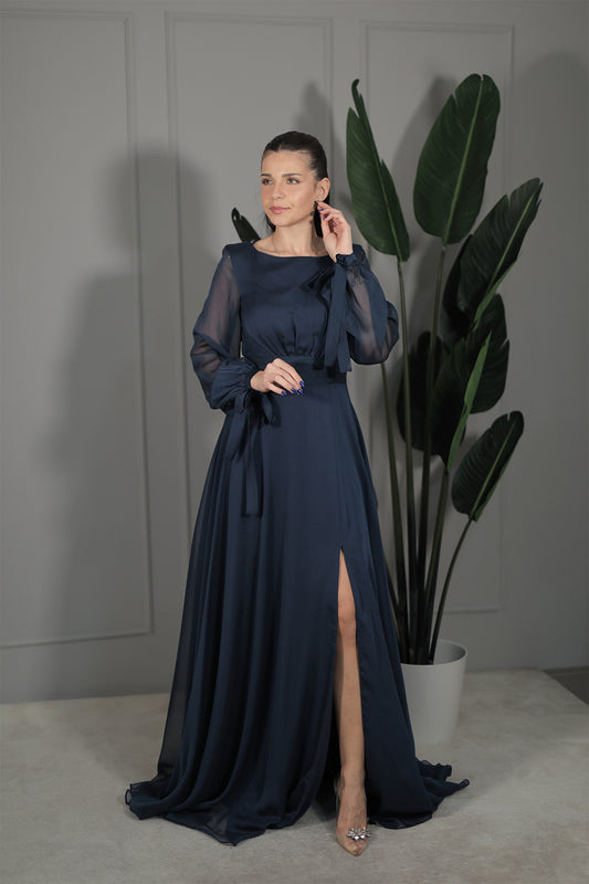 Nihal Dress - Dunkelblau