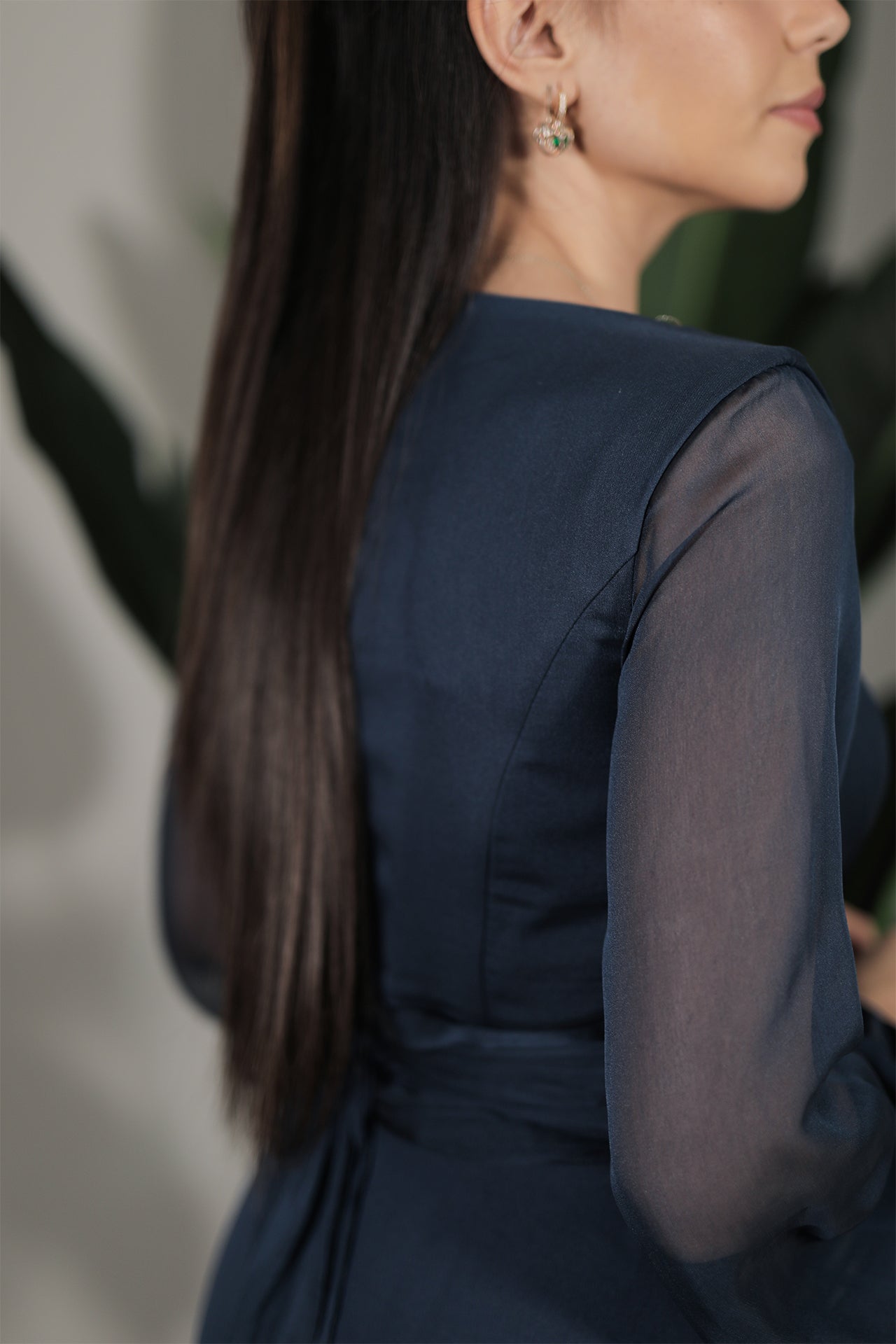 Nihal Dress - Dunkelblau