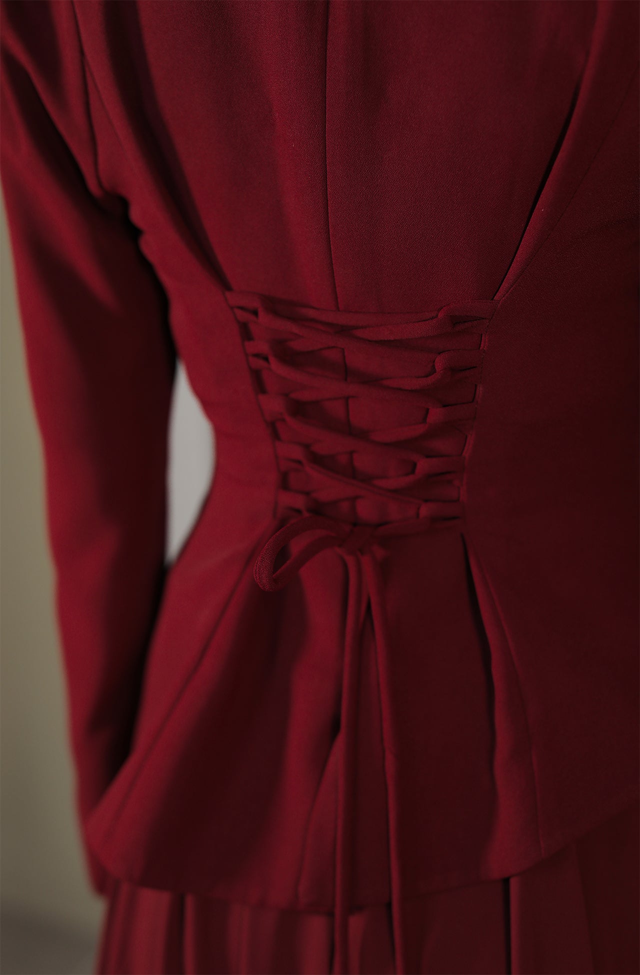 Rania Dress - Bordeaux