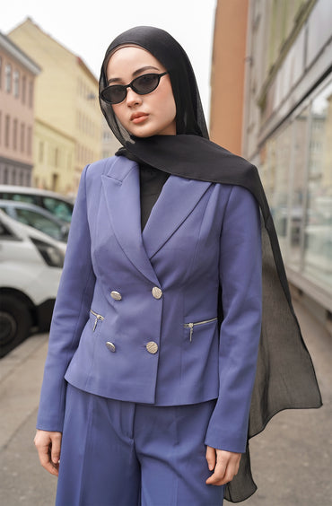 Royal Blue Power Suit – 2-teiliges Set