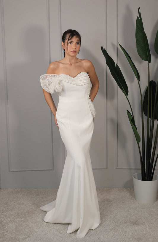 Samira Dress - Weiß