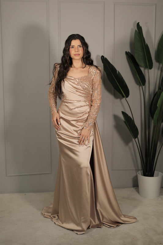 Sandra Dress - Gold