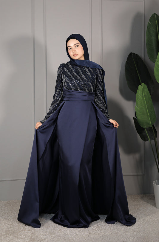 Soraya Dress - Dunkelblau