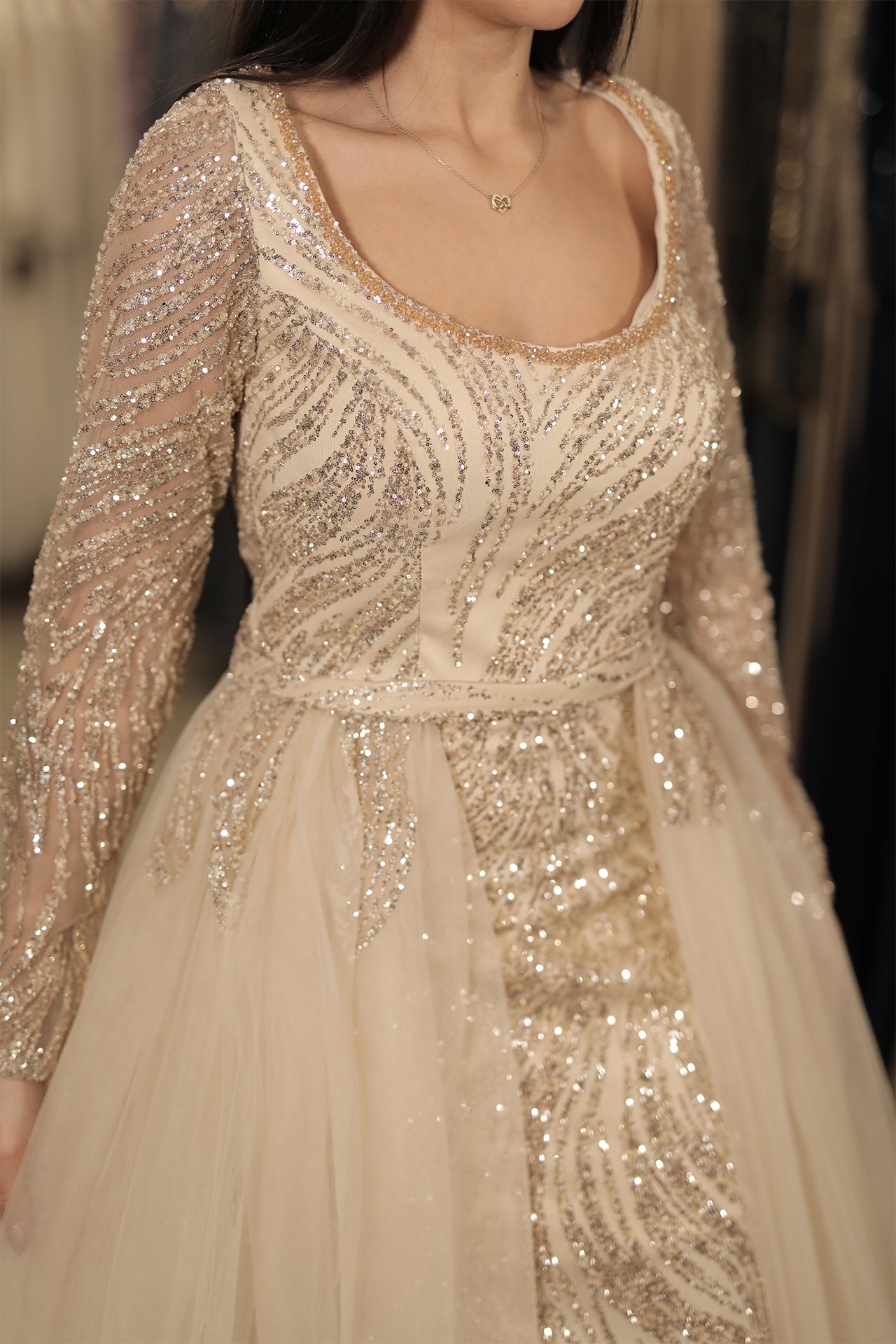 Stella Dress - Gold
