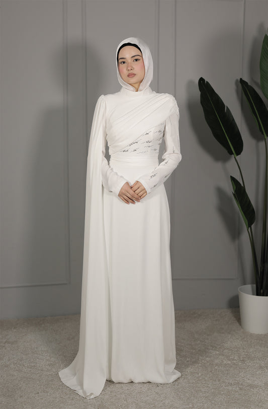 Suha Dress - Weiß
