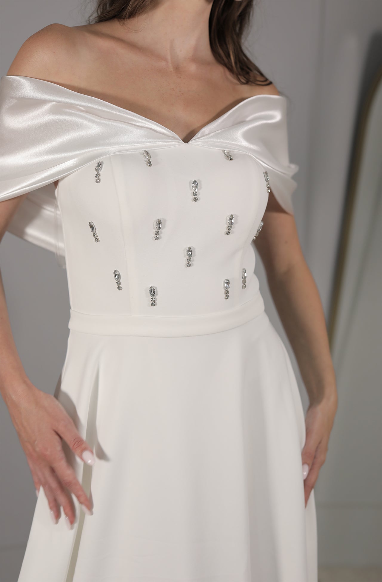Lora Dress - Weiß