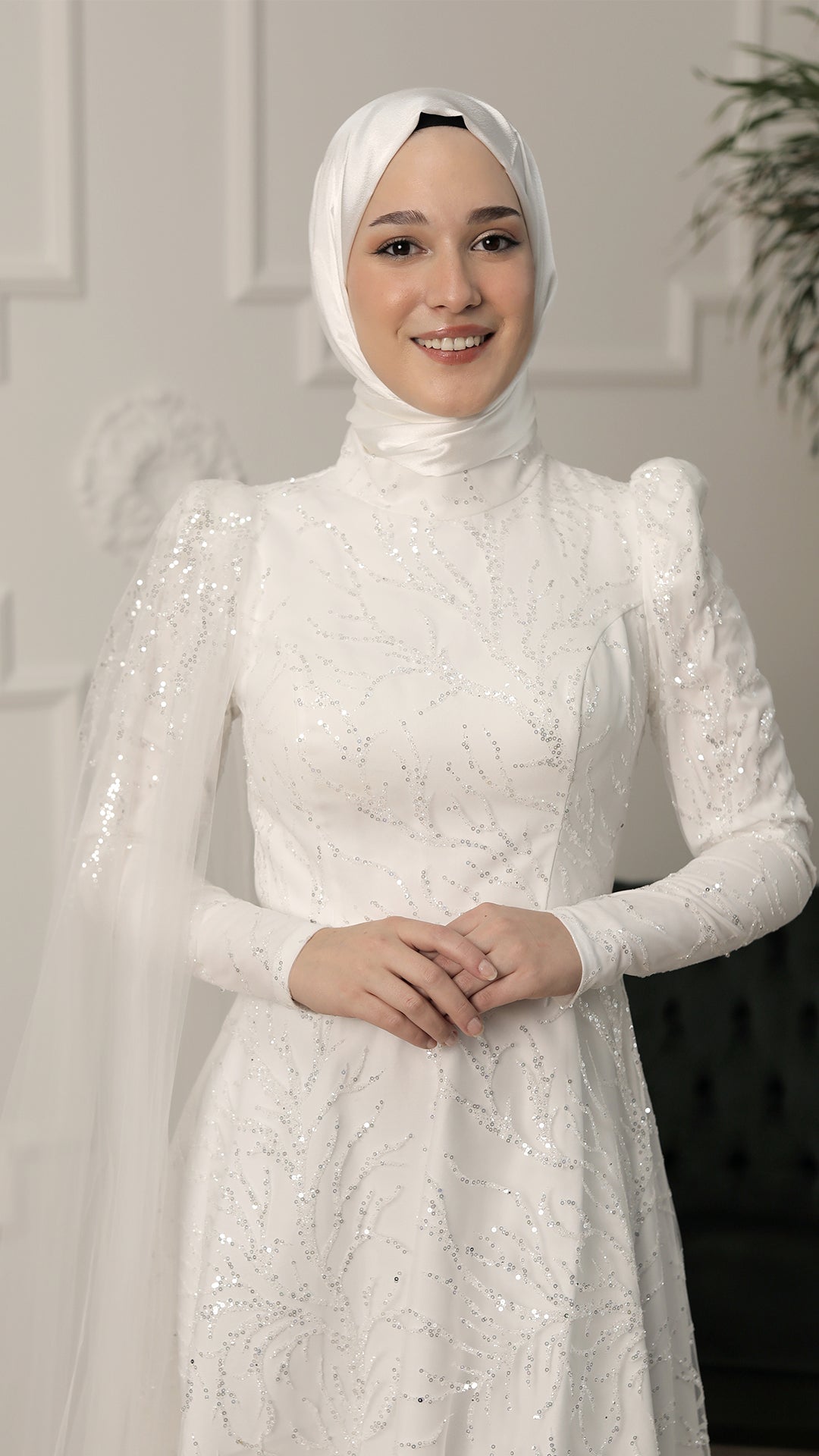 Schneeflocke Ballkleid