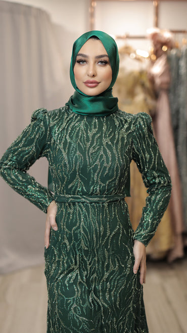 Höhepunkt der Eleganz Grün