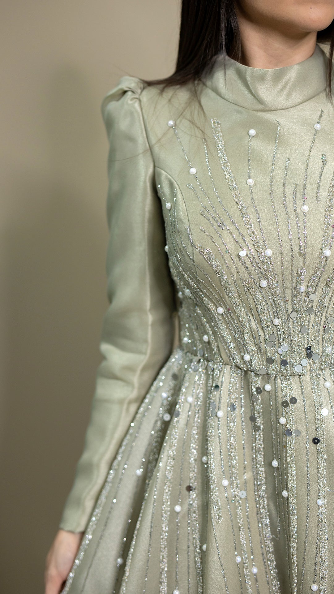 Amira Dress-Olivgrün