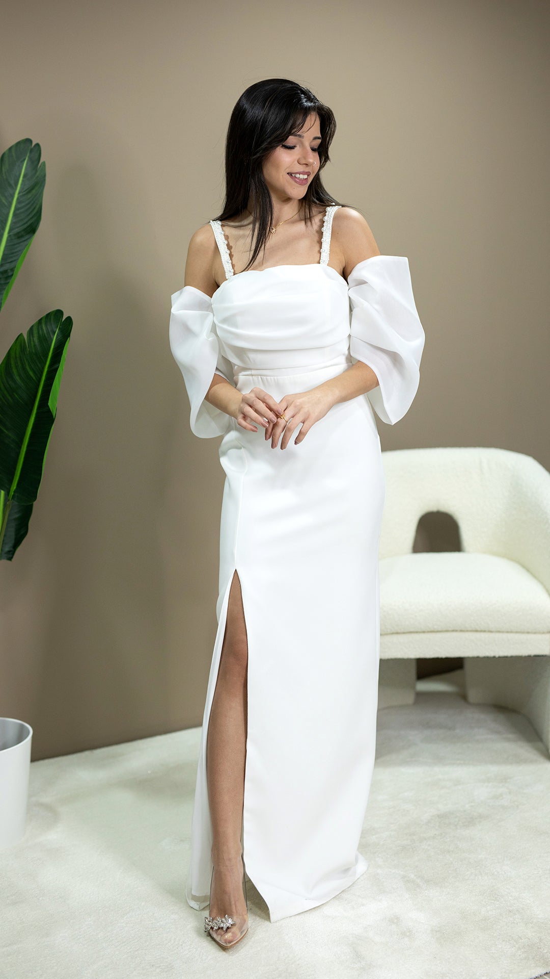 Esam Dress-Weiß