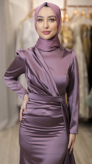 Modest Beauty Abaya Lila