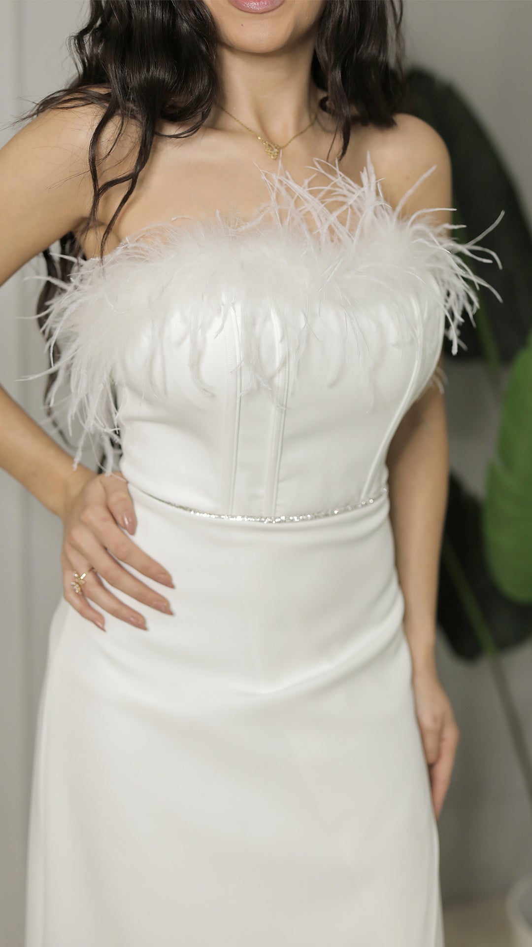 Serra Dress-Weiss