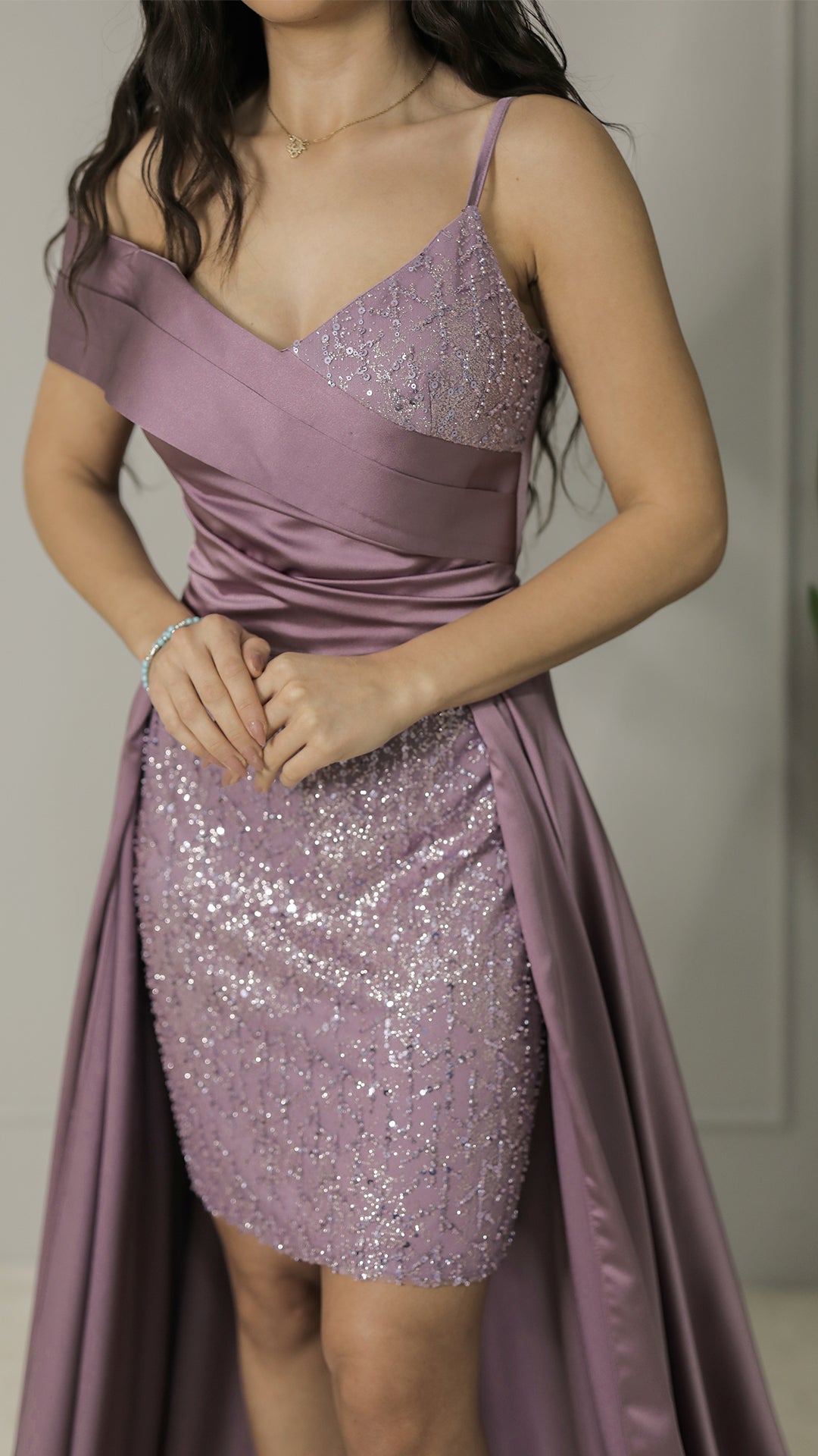 Maya Kleid- Lila