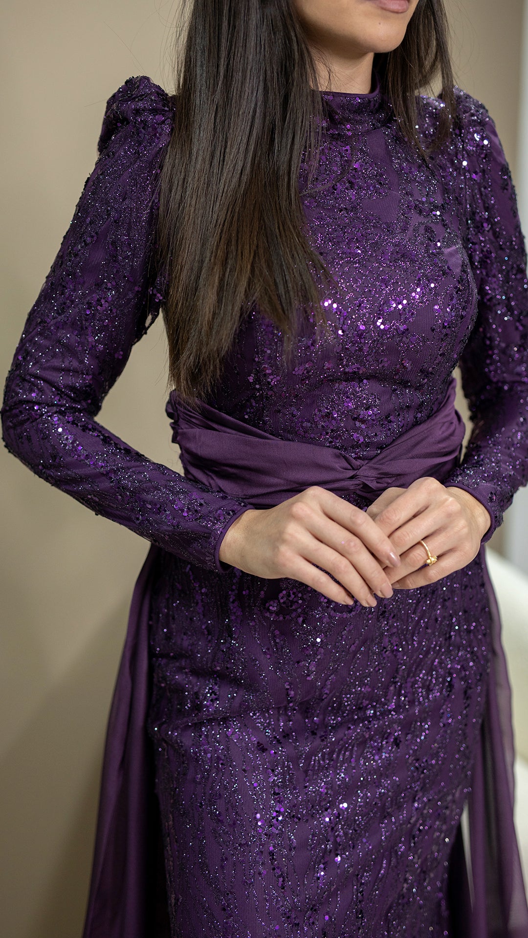 Zahra Dress-Purpurfarbe