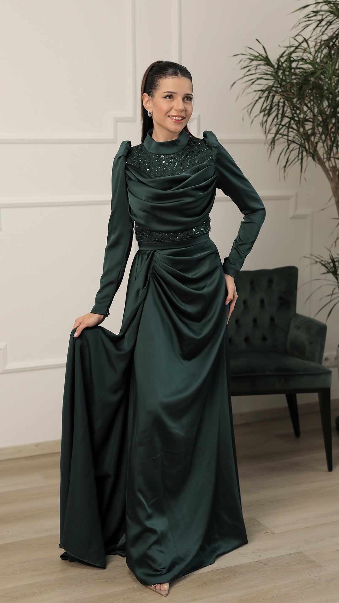Hijabi Traumrobe Grün