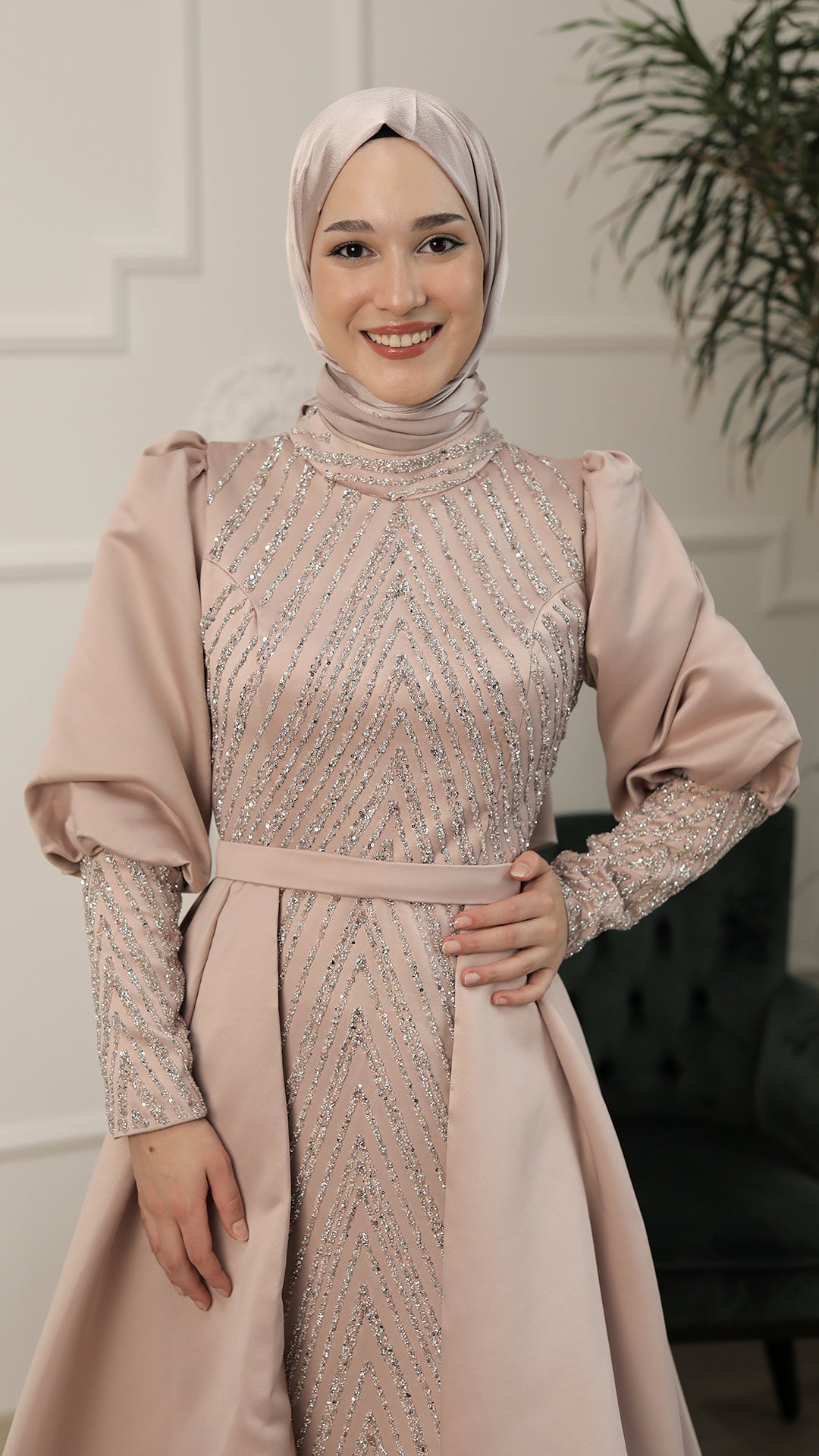 Prachtvolle Hijabi Robe