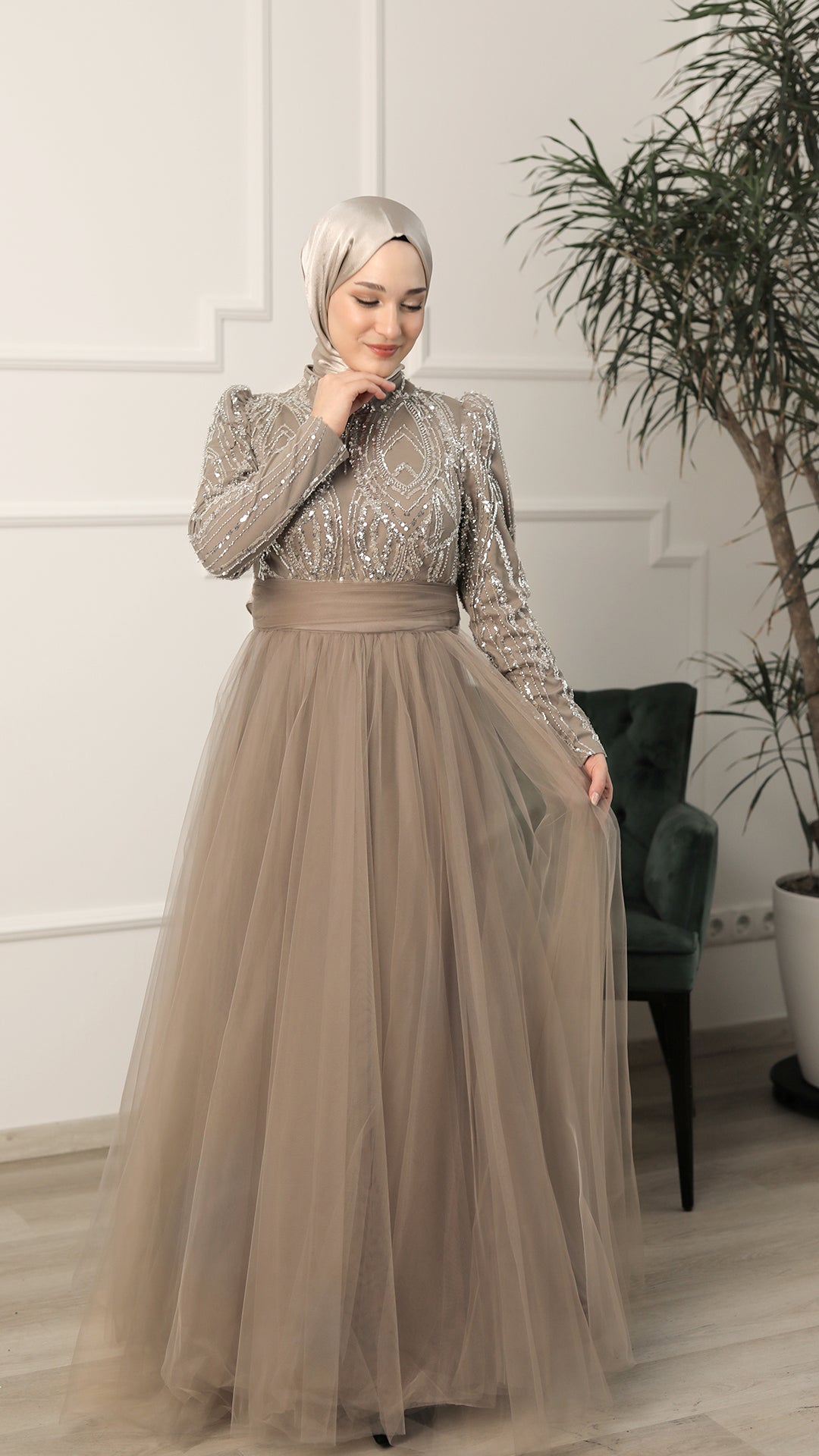 Hijabi Melodiekleid