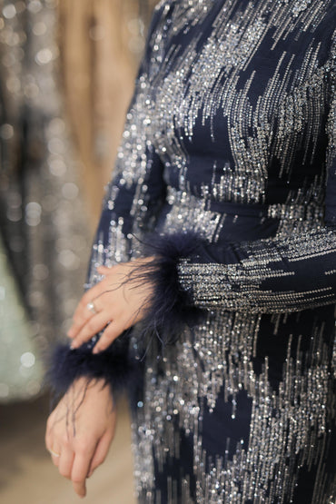 Sura Dress - Dunkelblau