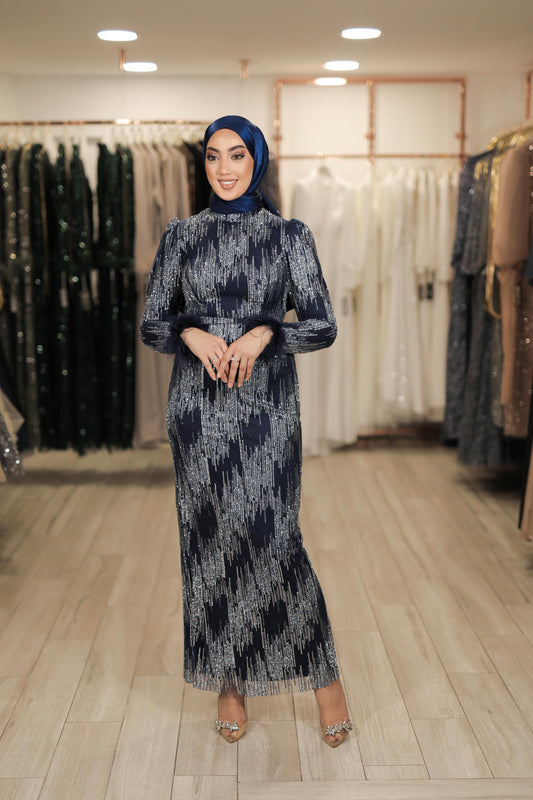 Sura Dress - Dunkelblau