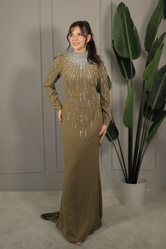 Yuna Dress - Olivgrün