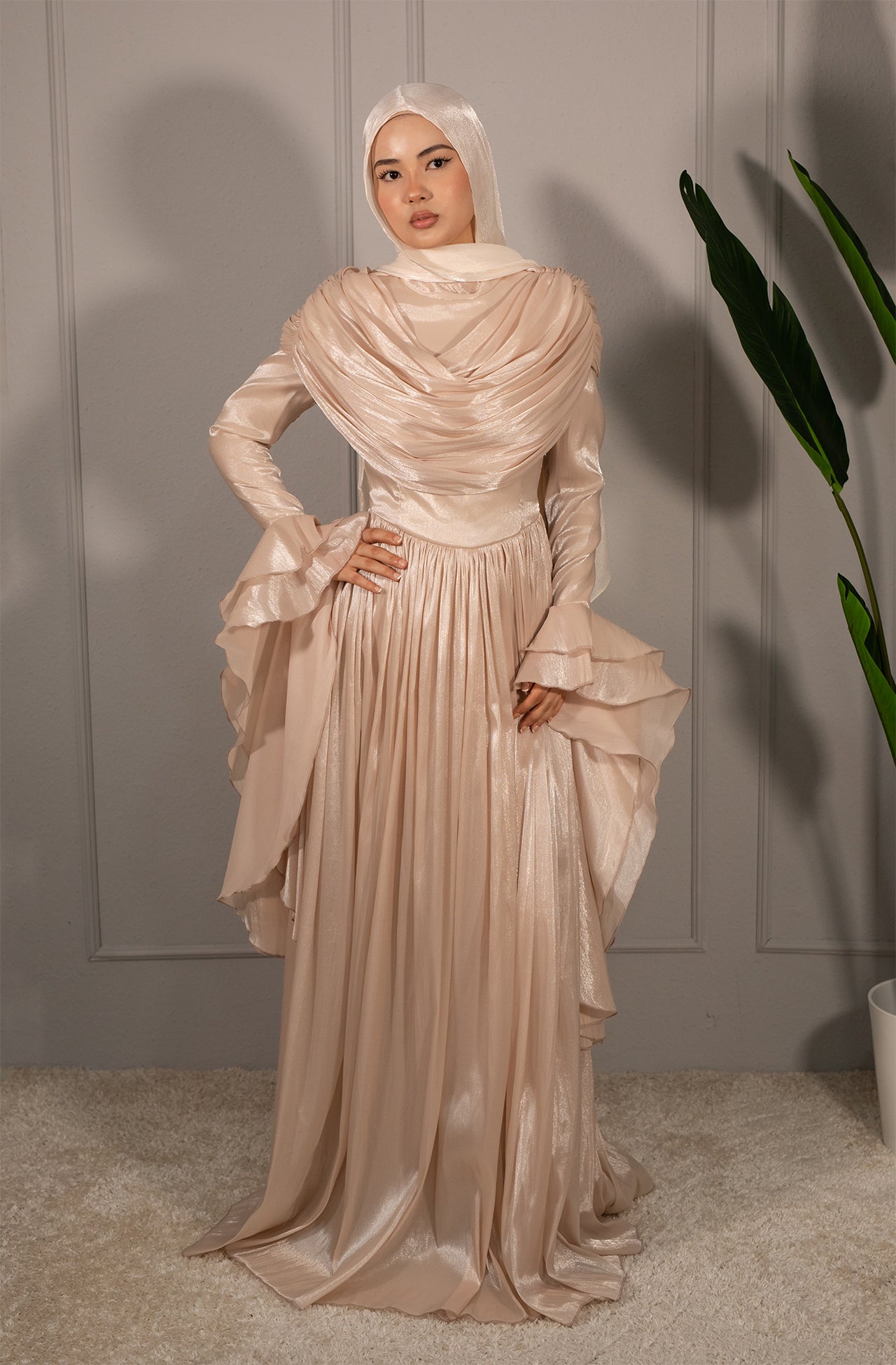 Zeyn Dress - Beige