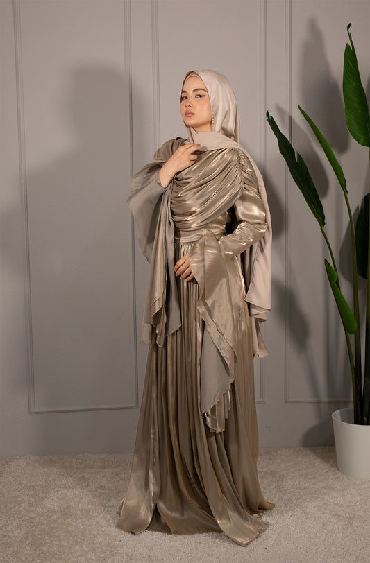 Zeyn Dress - Minkfarbe