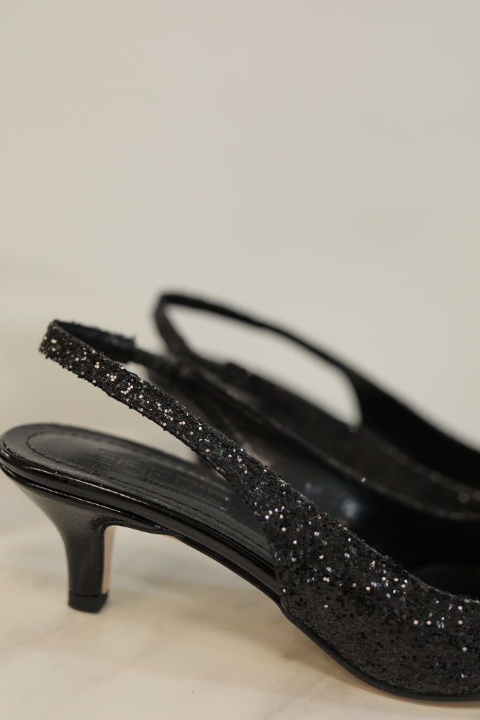 Schwarz Diamant Eleganz Pumps