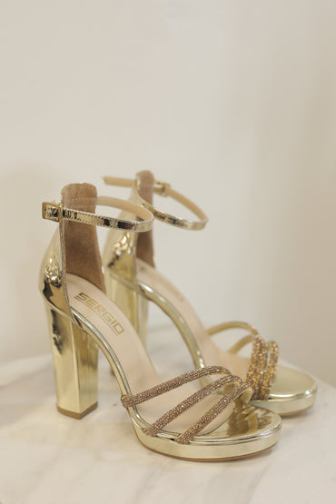 Goldene High Heels
