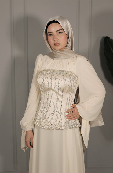Elia Dress - Creme