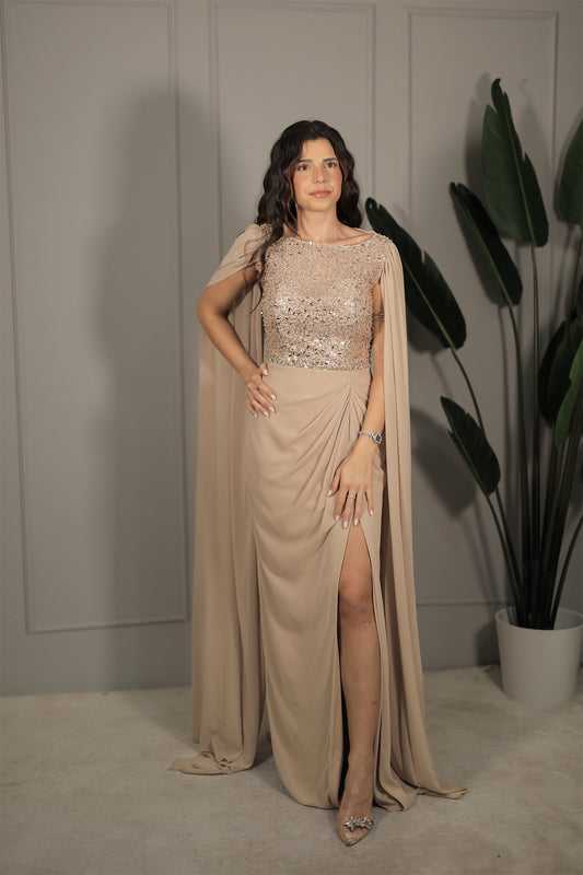 Jasmin Dress - Beige