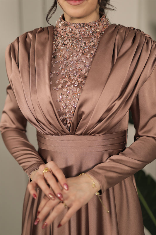 Nalan Dress - Bronze
