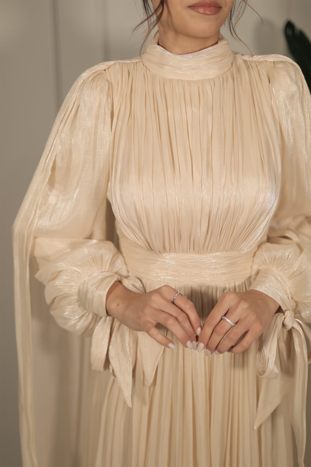 Nevra Dress - Beige